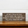 Slickblue Funny Wine Quote Sign, 3.5x10 Knotty Pine Plaque, Rustic Shelf or Wall Decor, Multiple Colors - 2 of 3