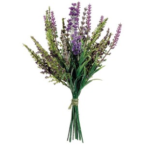 Allstate Floral Lavender Bundle Artificial Floral Bundle - 11.5" - Purple and Green - 1 of 4