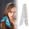 Unique Bargains Women's Rose Long Ribbon Headband Blue Gray 1 Pc - 2 of 4
