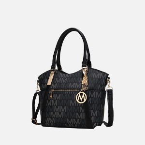 MKF Collection Jeneece M Signature Tote Bag Vegan Leather Stylish Women’s Purse by Mia K - 1 of 4