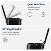 Kitchen Trash Can, Stainless Steel Garbage Bin with Soft-Close Lid & Removable Bucket for Office Home - 3 of 4