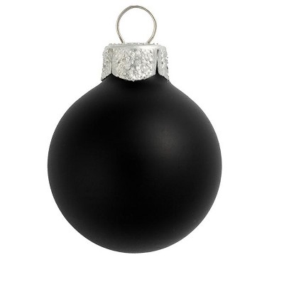 black silver christmas ornaments