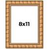 PosterPalooza | 8x11 Modern Bamboo Picture Frame, UV Acrylic, 5 Finishes - 2 of 4