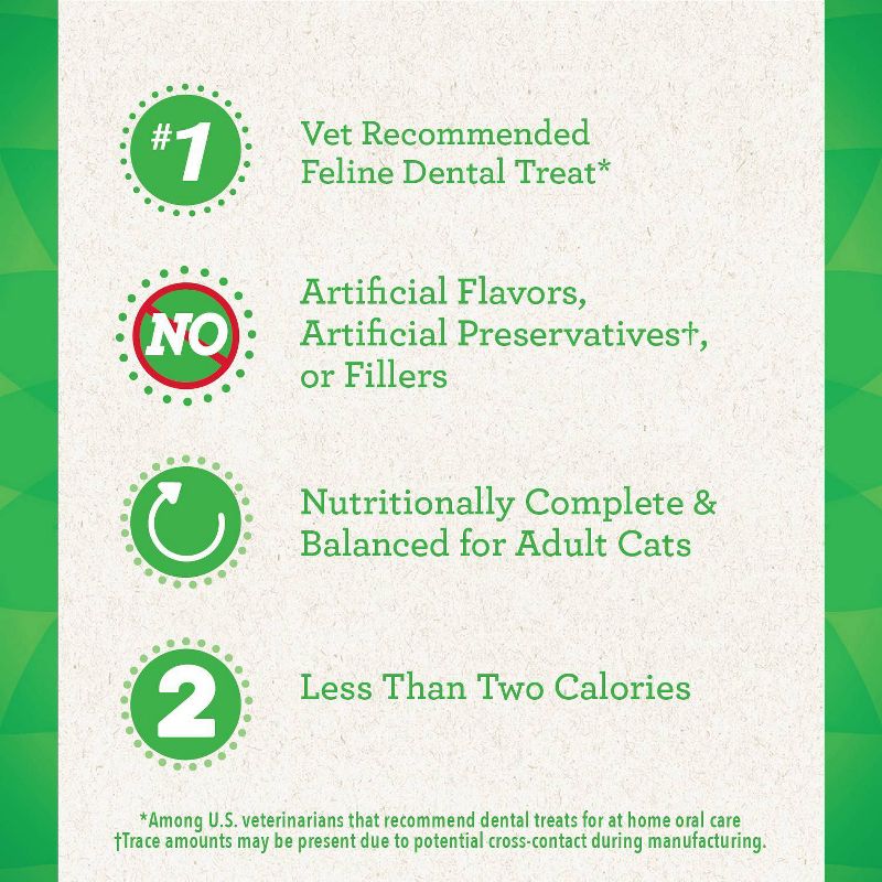 Greenies Savory Salmon Flavor Dental Cat Treats, 6 of 11
