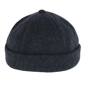 Epoch Hats Company Men's Rolled Cuff  Fisherman Wool Winter Cap - 1 of 4