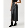 Women's Itea Faux Leather Skirt - DELUC - 2 of 4