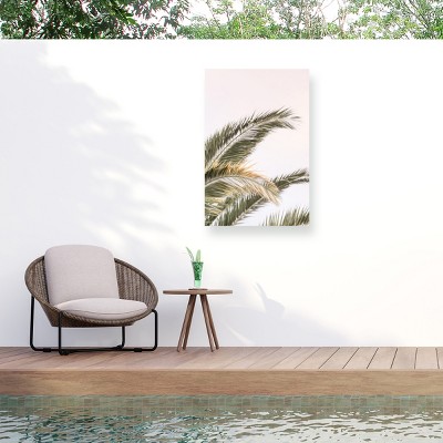 Trademark Fine Art - Shot by Clint Oasis Palm 03 Matted Framed Art