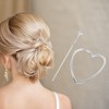 Unique Bargains Women's Semicircle Hair Chopstick 1 Pc - 2 of 4
