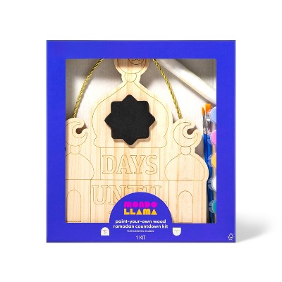 Paint-Your-Own Wood Ramadan Countdown Kit - Mondo Llama™
