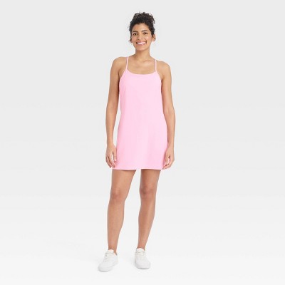 Lola PINK Athletic Dress Built In Bra Strappy Women's X Small