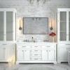 Bathroom Wall Mirrors 48x30 Inch Wall Mounted Hanging Plates Mirror Modern Metal Framed Rectangular Mirror - 3 of 4