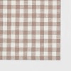 Cotton Gingham Tablecloth Taupe - Threshold™ - image 3 of 3