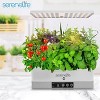 SereneLife 6-Pod Hydroponic Herb Garden Kit, Indoor Seed Pod System, Full-Spectrum Grow Light, Adjustable Height, Smart Plant System SLGLF140 - 2 of 4