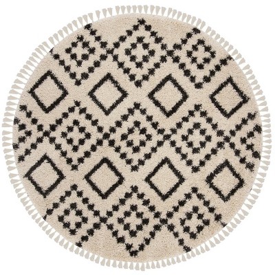 Moroccan Fringe Shag MFG245 Power Loomed Area Rug  - Safavieh