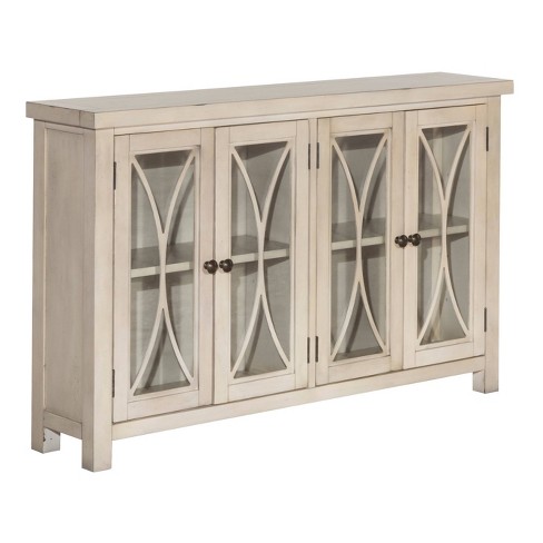 White 5 tier tall corner shelf/shelving unit display stand home bathroom/lounge. bayside four 4 door cabinet rustic white hillsdale furniture