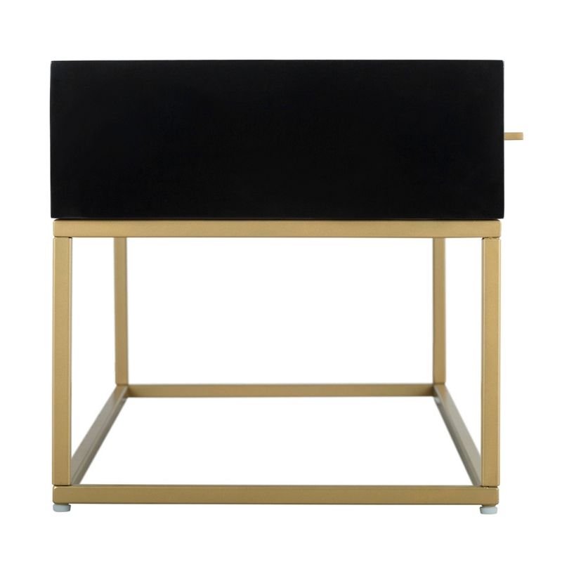 Ellias TV Stand for TVs up to 50&#34; Black/Gold - Finch, 4 of 8