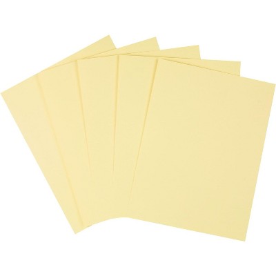 Domtar 67 lb. Cardstock Paper, 8.5 x 11, Canary Yellow, 250