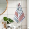 REGALWOVEN Bathroom Waffle Cotton Soft Absorbent Striped Hand Towel 13 x 29 Inch - 2 of 4