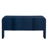 MDF Console Table with Painted Finish, 4 Doors, Adjustable Shelves and Pine Frame, Stylish Entryway Cabinet - 3 of 4