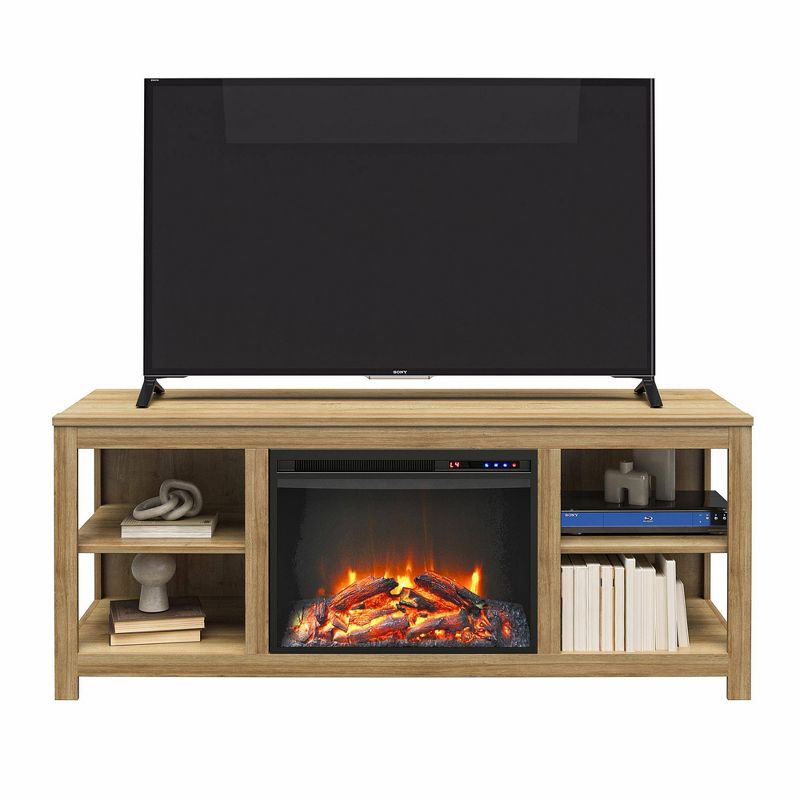 Ember Isle Electric Fireplace TV Console For TVs Up To 74" - Room & Joy, 5 of 13