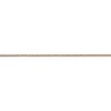 Black Bow Jewelry 0.84mm, 14k Rose Gold, Box Chain Bracelet, 7 Inch - 2 of 4