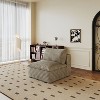 MAYEERTY 1-Seater Sofa Camel - Single Seat, Corduroy, No Assembly, Great for Corner/Small Apartment - 3 of 4