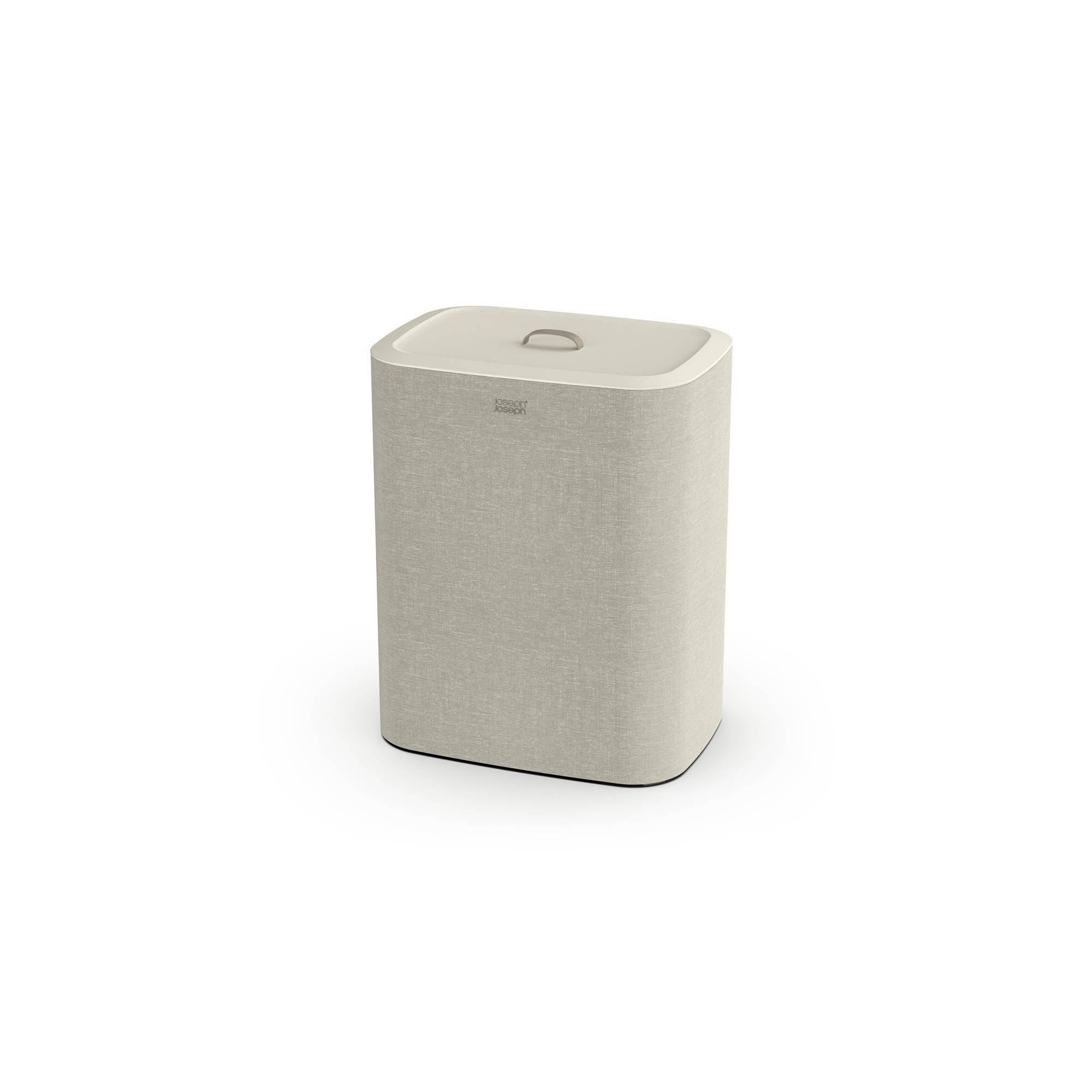 Joseph Joseph Tota 90L Laundry Separation Basket Ecru: Polypropylene, Built-In Handles, Multipurpose, Off-White