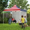 Aghana Digitals 10x10 Heavy Duty Pop Up Canopy: UPF50+ Oxford Fabric Sun Shelter with Sidewall, - 3 of 4
