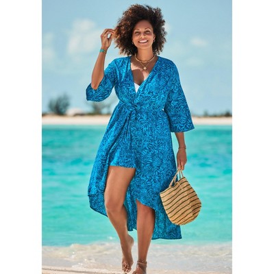 Swimsuits for All Women's Taylor Open Front Duster (Plus Sizes Available)