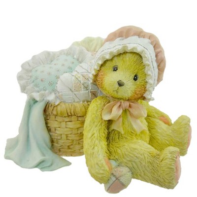 teddy in basket