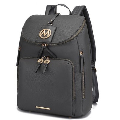 MKF Collection Angela vegan Leather Large Travel Backpack by Mia K