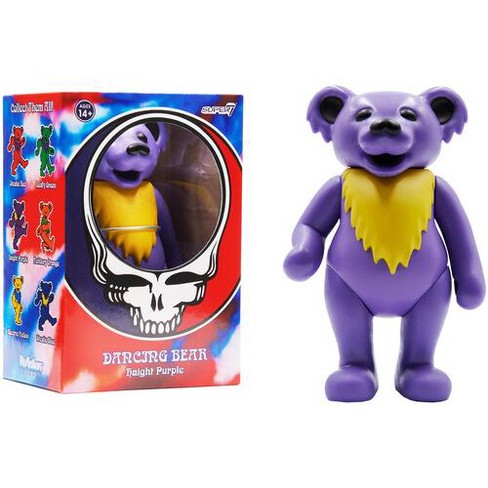 Super7 - Grateful Dead Reaction Figure - Dancing Bear (haight Purple) :  Target