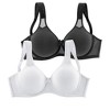 Women's 2 Pack Sheer Accent T-Shirt Bras - LASCANA - 4 of 4