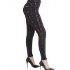 Women's Luxe Plaid Piped Jegging - Peter Nygard - 3 of 3