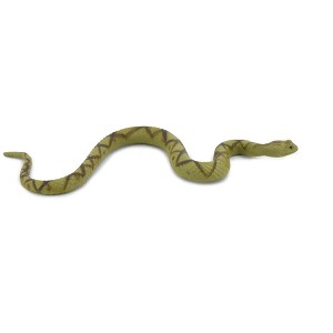 Collectible Wildlife Gifts | Snake, Diamondback Rattlesnake, Rubber Reptile, Realistic Hand Painted,  Model,   Gift,       5 1/2"       F2043 B39 - 1 of 4