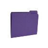 MyOfficeInnovations Colored Top-Tab File Folders 3 Tab Purple Letter Size 24/Pack MYO659790 - 4 of 4