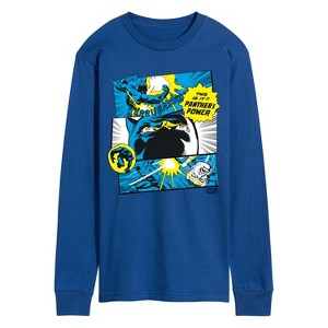Men's - Marvel - Black Panther Comic Panels Long Sleeve Graphic T-Shirt - 1 of 4