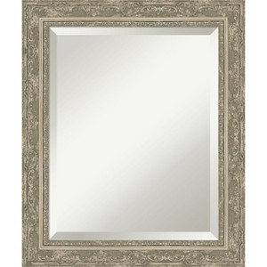 Amanti Art Filigree Beveled Framed Bathroom Vanity Wall Mirror - 1 of 4