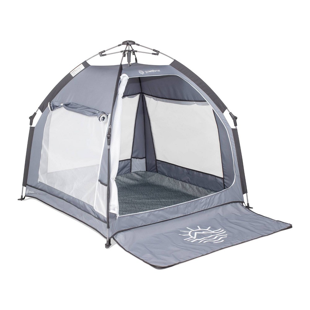 Baby Delight Go With Me Deluxe Playard Villa Tent - Elephant Gray -  90111531