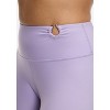 Peloton Women's Cadent U-Ring Ruched Legging 25", Lilac - 4 of 4