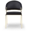 CAVINAS Velvet Accent Chair with High Backrest and Metal Legs,Modern Upholstered Living Room Chairs,Reading Chairs for Living Room - 2 of 4