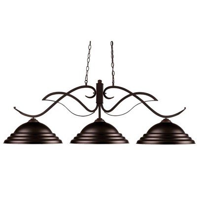 Z-Lite Phoenix 3 - Light Island Pendant Light in  Bronze