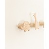 Slickblue Adorable Hand-Carved Wooden Animal Wall Hooks - Set of 4 - 4 of 4