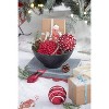 Gulches Series Silver Shatterproof Natural Iced Leaf Twig Ball Christmas Ornament - 2 of 4