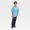 Boys' Marvel Be A Hero Short Sleeve Graphic T-Shirt - Light Blue - 4 of 4