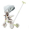 Whisen 7 in 1 Baby Tricycle, Foldable Toddler Tricycle with Removable and Adjustable Parent Handle, Canopy, and Guardrail - 2 of 4