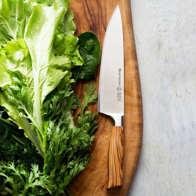 Messermeister 8" Natural Wood Handle Stainless Steel Chef's Knife