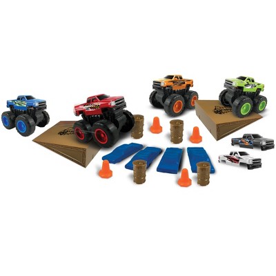 Monster Maniacs Chevy Switch 'Ems Vehicle Set, 24 Piece Gift Set, Ages 3