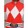 HalloweenCostumes.com Adult Power Rangers Red Ranger Hooded Union Suit for Adults - 4 of 4