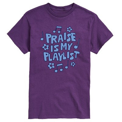 Men's - Instant Message - Praise Is My Playlist Short Sleeve Graphic T-Shirt